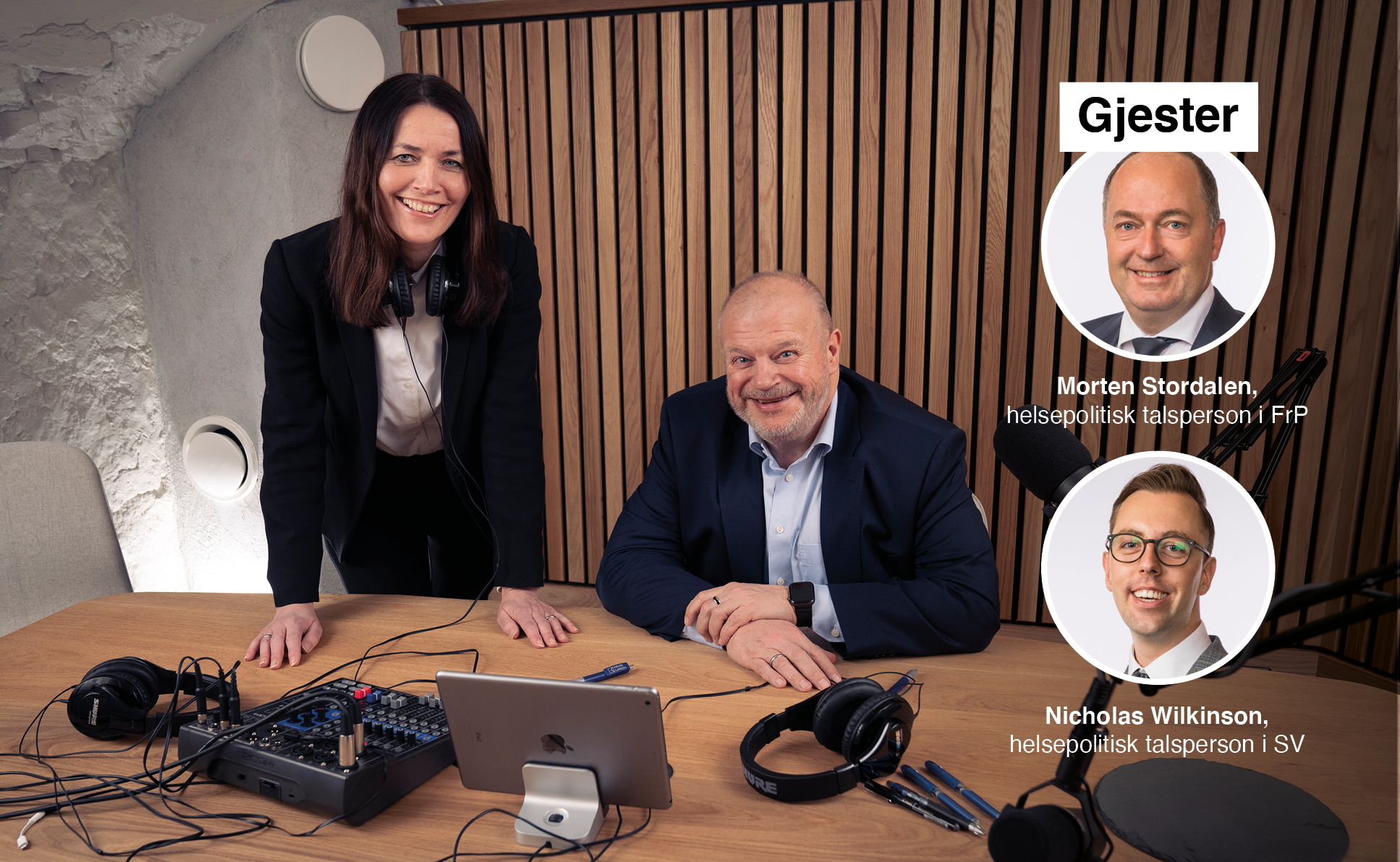Mette Nilstad og Bjarne Håkon Hanssen.
