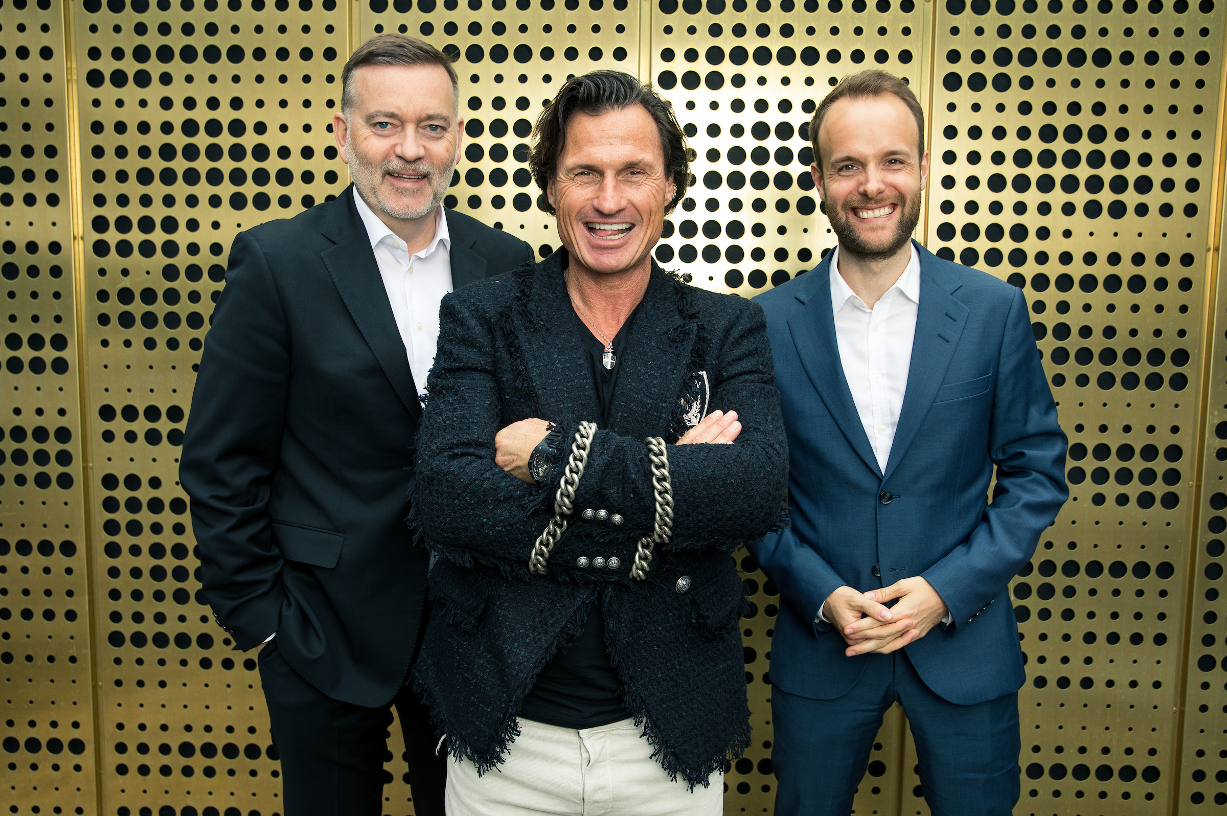 Jan-Erik Larsen, Petter Stordalen og Marius Parmann