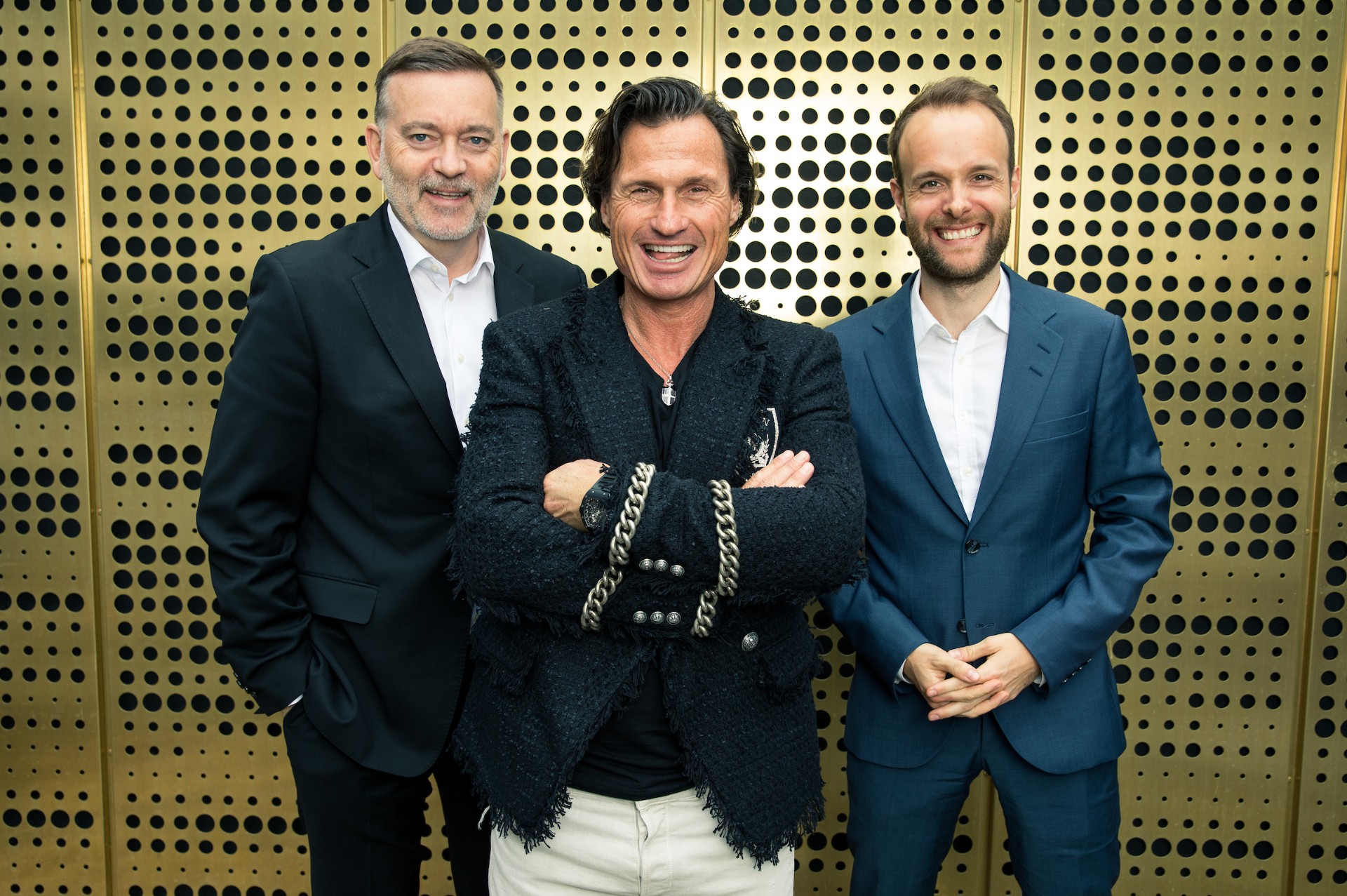 Jan-Erik Larsen, Petter Stordalen og Marius Parmann